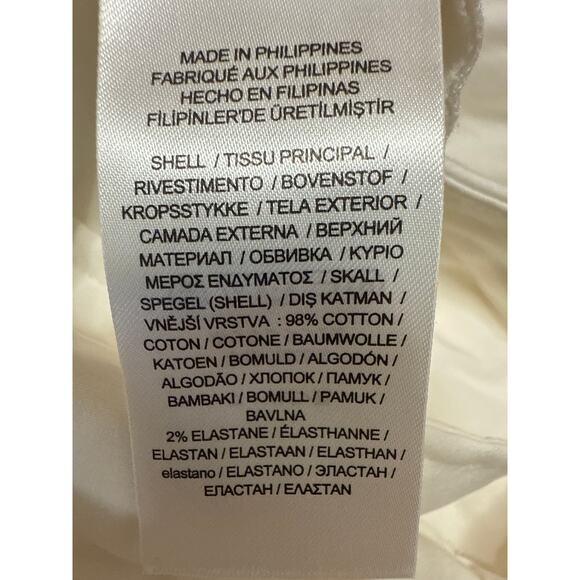 Lauren Ralph Lauren Women's White High Waisted Straight Leg Trousers Pants Sz 4 - Picture 5 of 5